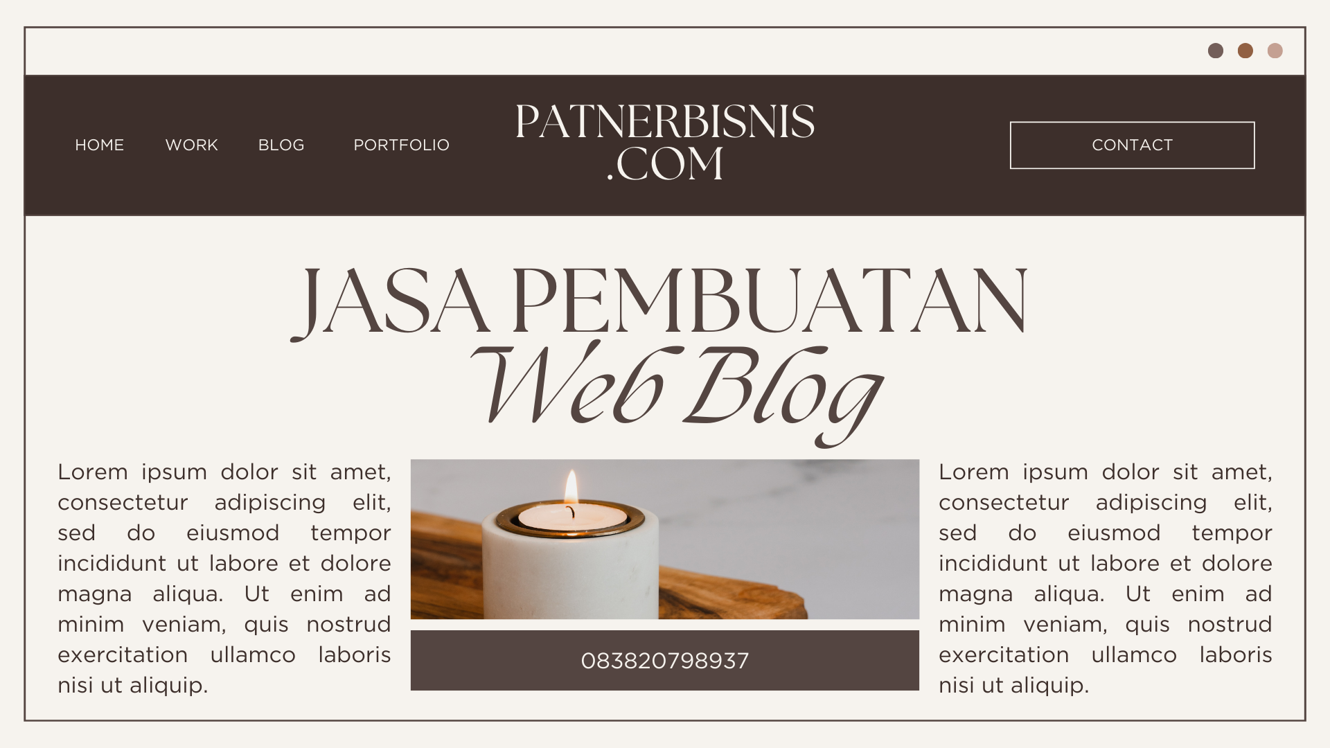 Jasa pembuatan blog WordPress