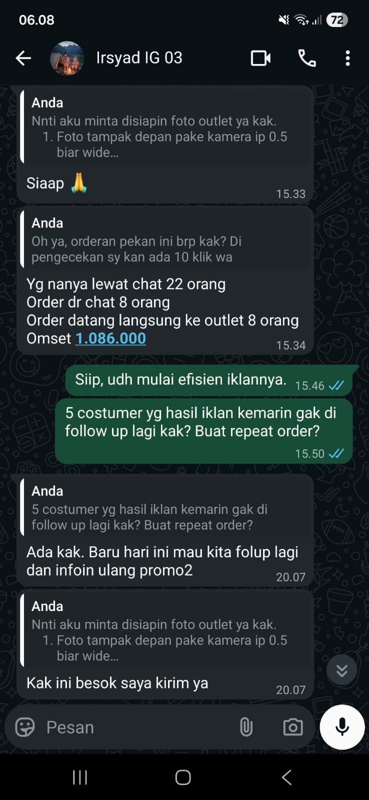 Testimoni Web Laundry
